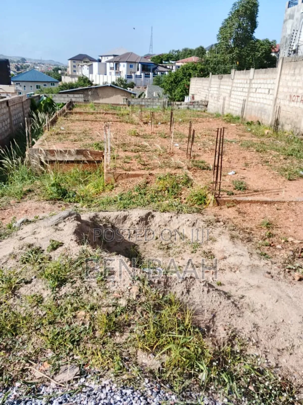 A Plot of Land at Ashongman for Sale for 400,000 Site Plan