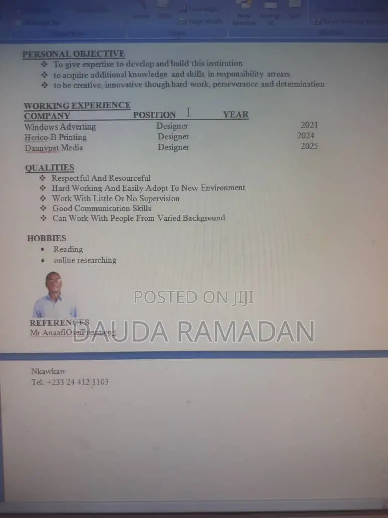 Health Beauty CV