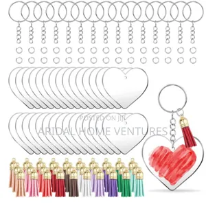 Acrylic Keychain Blanks (10pcs)