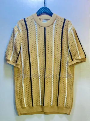 High Quality Off-White Net Round N v-Neck Tops Available