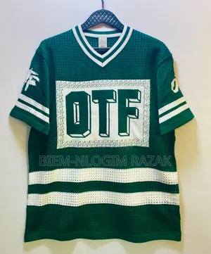 High Quality Off-White Net Round N v-Neck Tops Available