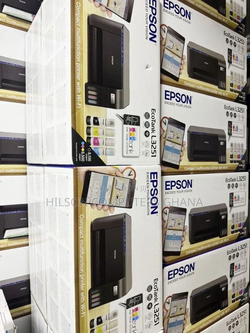 Epson L3251 Multi-Function Wifi Color Ink Tank Printer