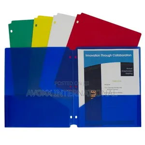 C-Line Heavyweight Poly Portfolio Folder,10 Per Pack,2 Packs