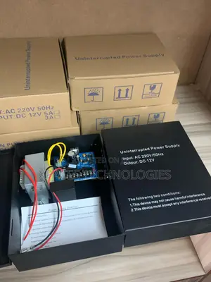 CCTV 8ch Power Supply 12v5a With Case