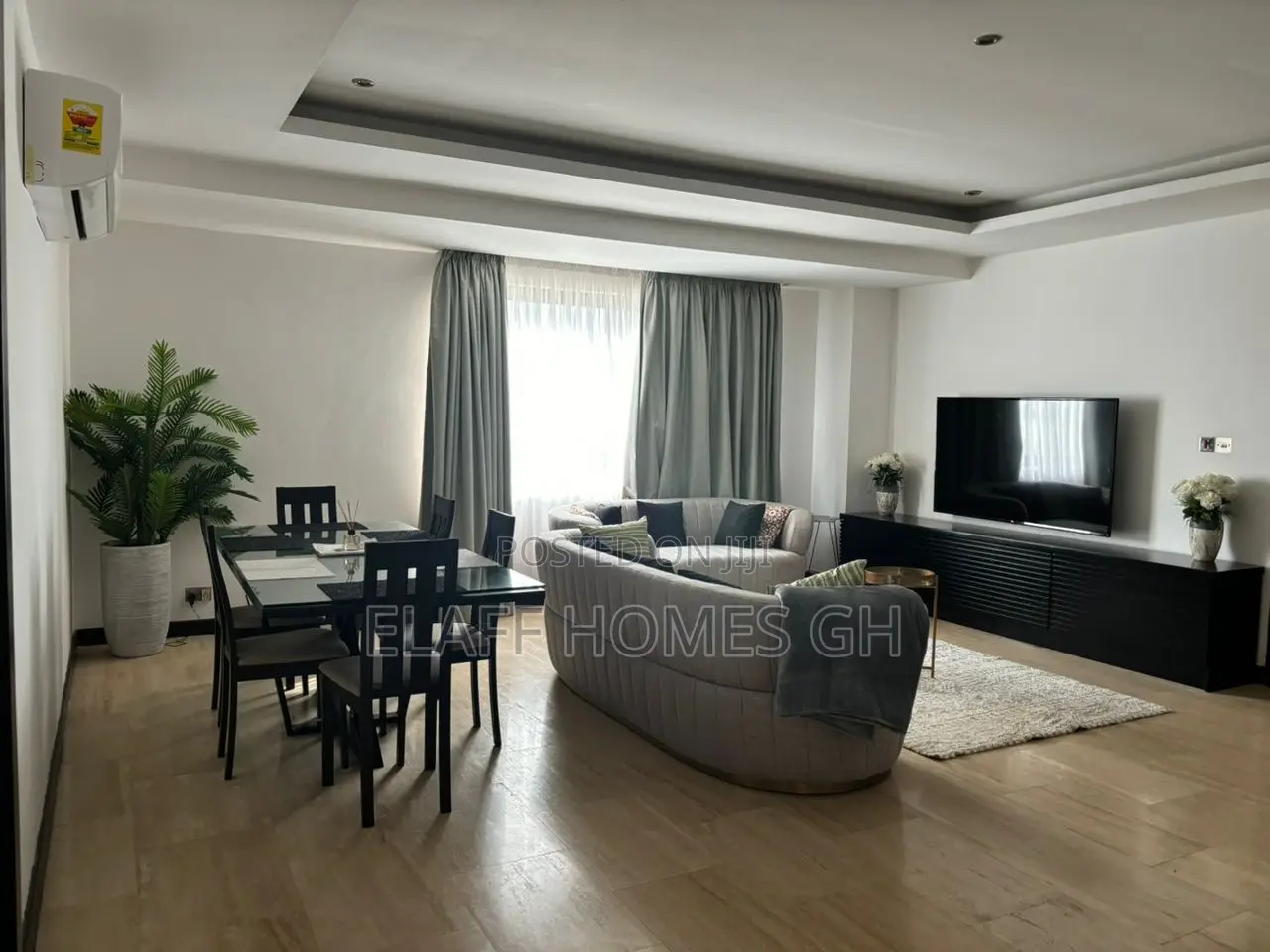 Furnished 2bdrm Apartment in Elaffhomesgh, Cantonments for rent