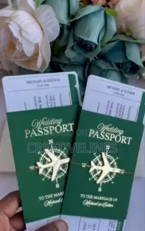 Wedding Passport Invite