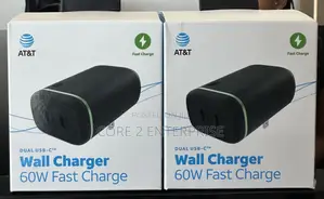 At T 60w Dual Usb-C Wall Charger