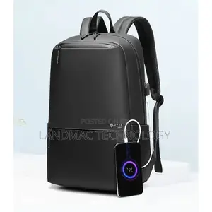 Anti-Theft Laptop Backpack With Usb Business Travel - Black