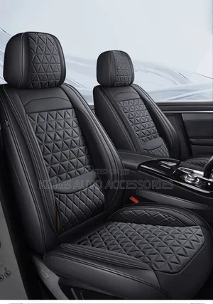 High Quality Black Leather Car Seat Cover