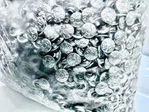 10*12 Silver Double Cap Brass Rivet