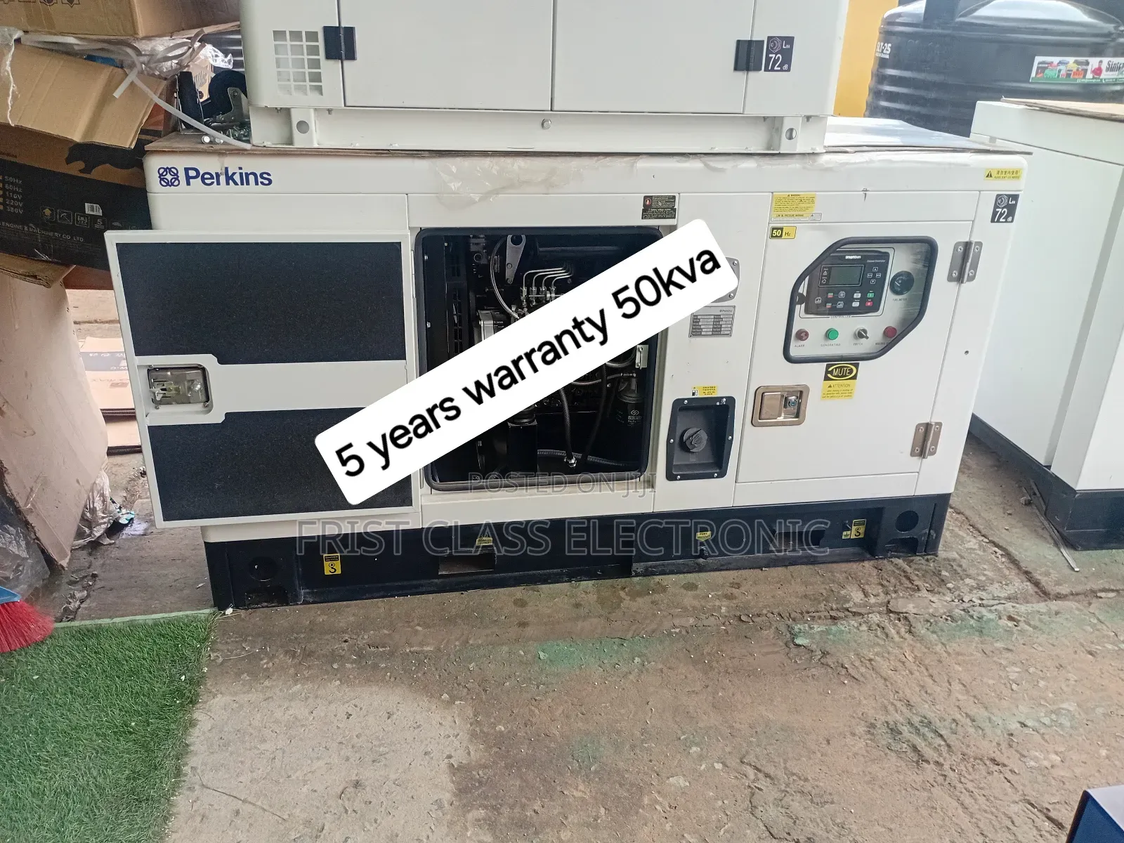 50kva Silent Diesel Powered Plant Generator