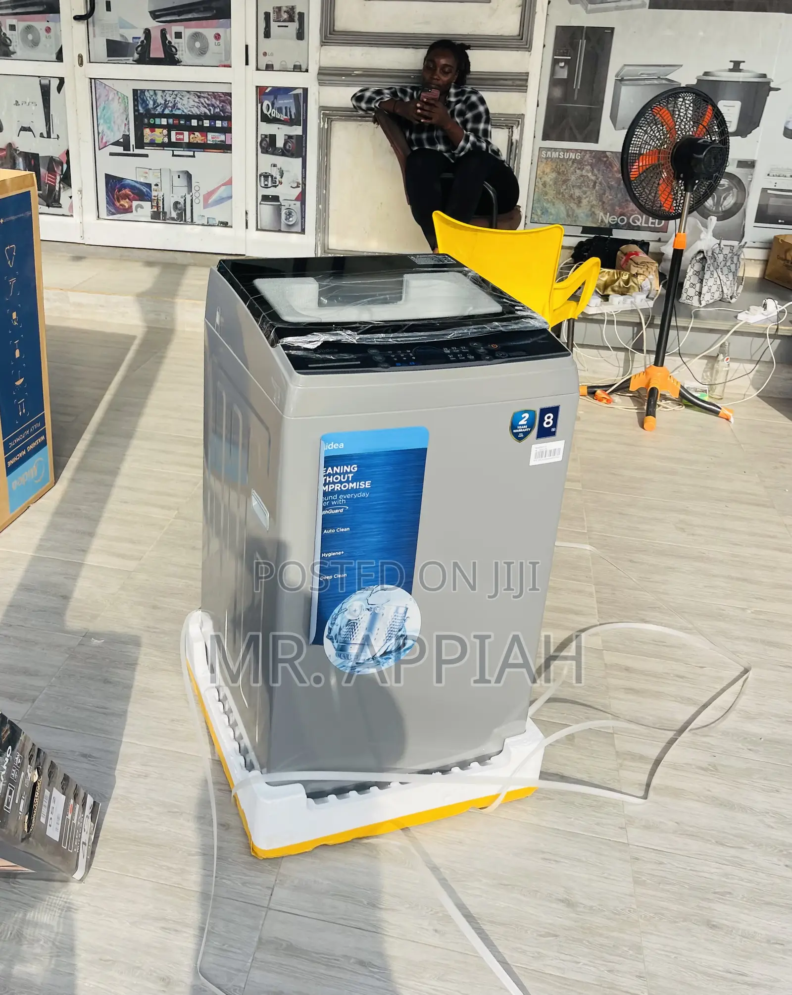 Well Built Midea 8kg Fully Automatic Washing Machine.