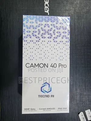 New Tecno Camon 40 Pro 256 GB Black