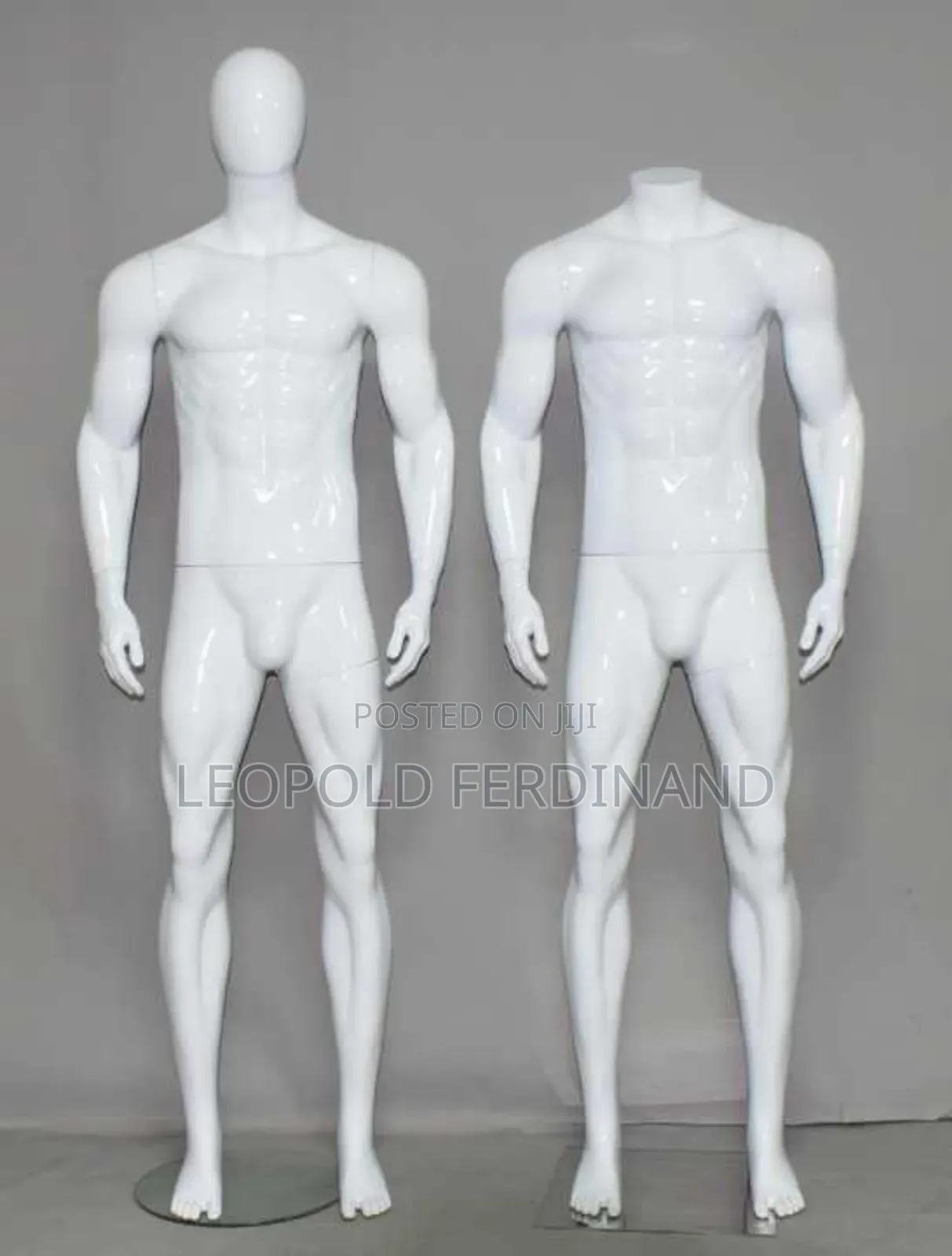Male White Muscular Mannequins