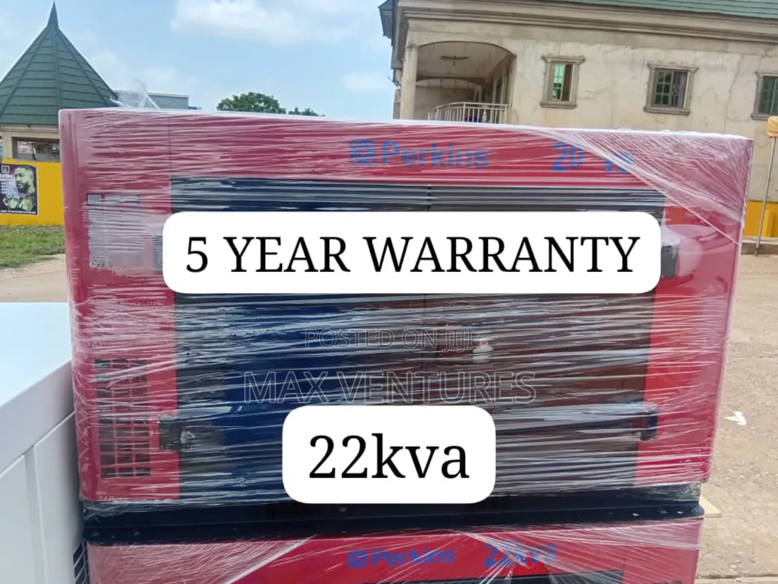 Red and Black 22kva Mini Plant Diesel Generator