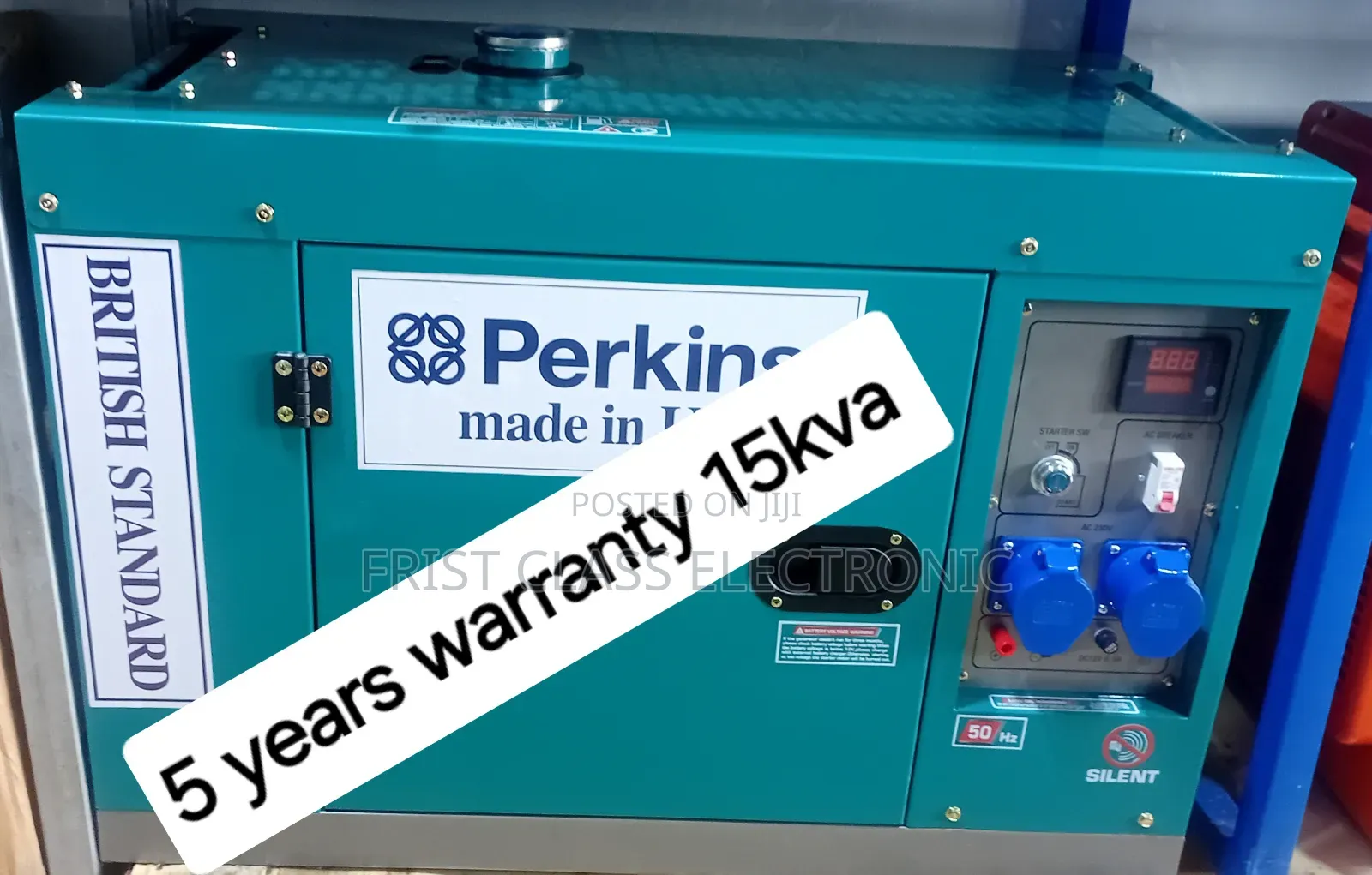 100% Fast Coil Alternator 15kva Silent Diesel Genset