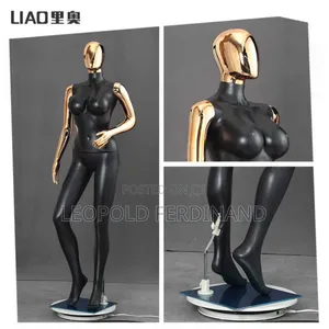Gold Black Female Mannequins