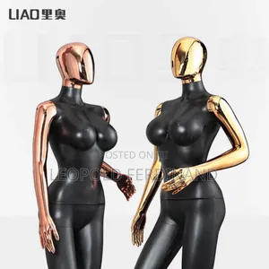 Gold Black Female Mannequins