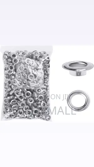 22mm Silver Tone Hole Punch Round Eyelet Grommet
