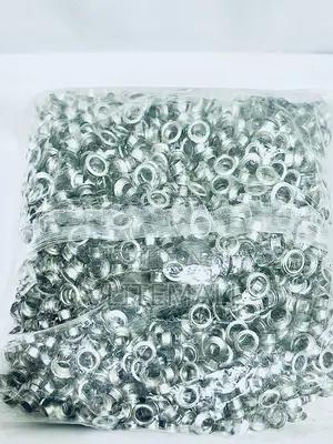 22mm Silver Tone Hole Punch Round Eyelet Grommet