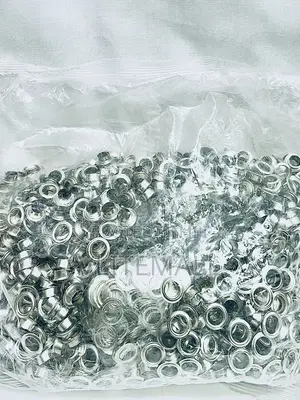 22mm Silver Tone Hole Punch Round Eyelet Grommet