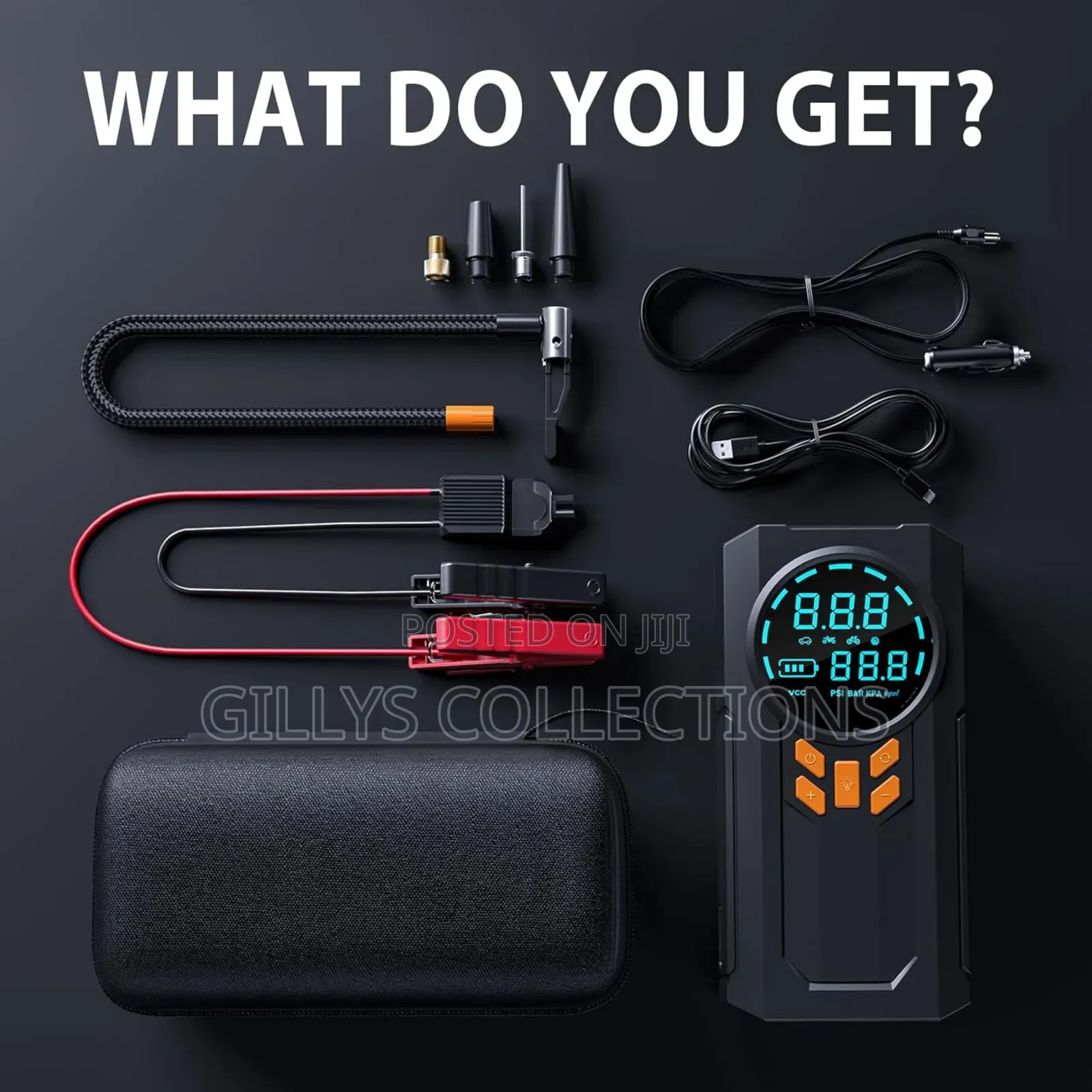 Car Electric Jumper and Tire Air Pump Starter