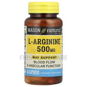 L- Arginine 500mg Mason Natural