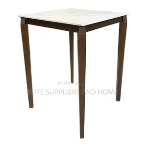 Bar Table Diamond 800x800mm Marble Top