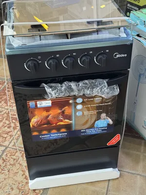 Promo Midea-4-Burner-Gas-Cooker-Black-Mirror-Sp5055t082-B