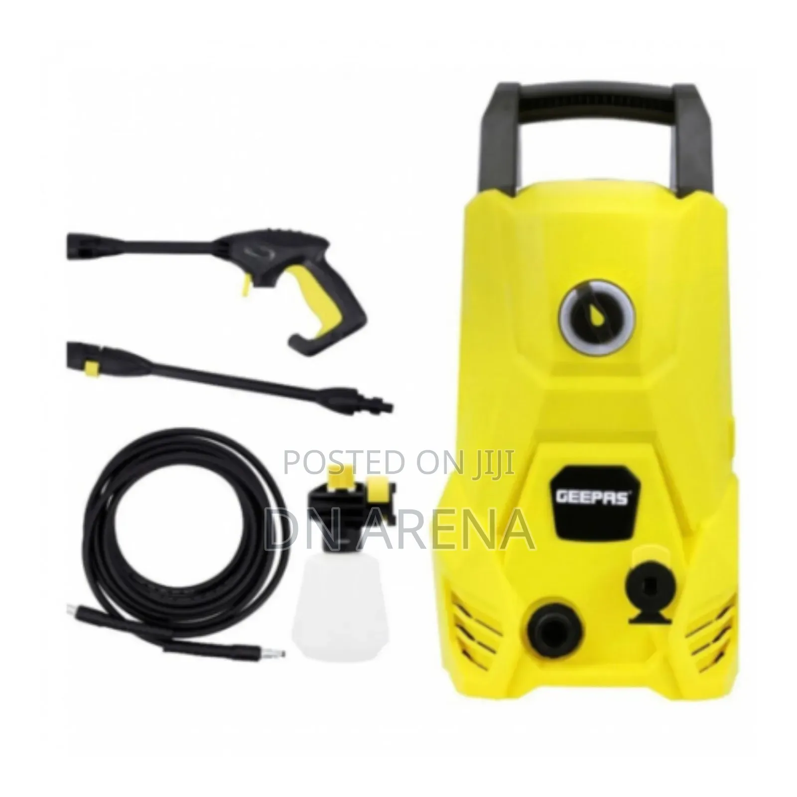 Geepa Gcw19029 2500w Highpressure Car Washer, Yellow/Black