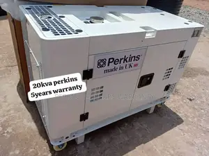 White 20kva Perkins Silent Diesel Generator 20kva Perkins