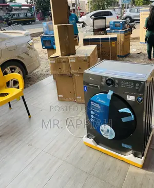 Choose Midea 8kg Front Load Electric Washing Machine.