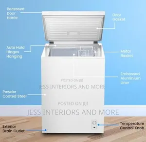 Upright Freezer With Removable Basket