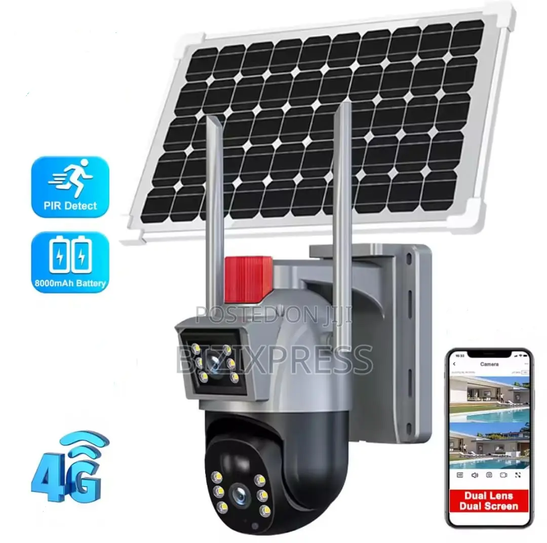 4g Solar Dual Lens Security Camera