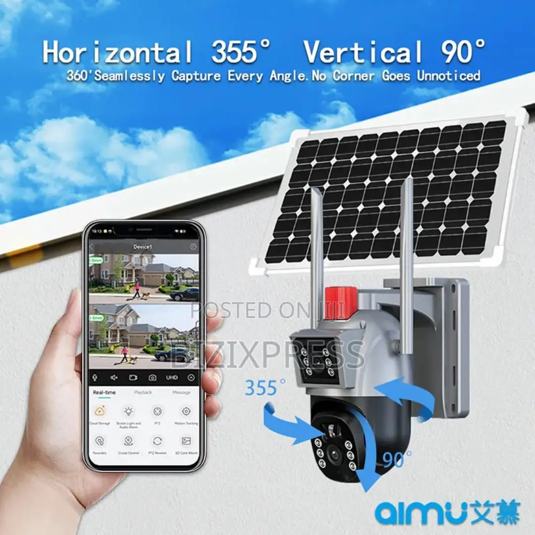 4g Solar Dual Lens Security Camera