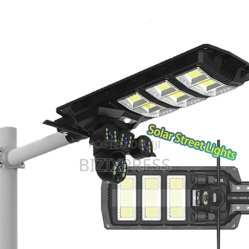 4g 3 Lens Solar Street Light Camera