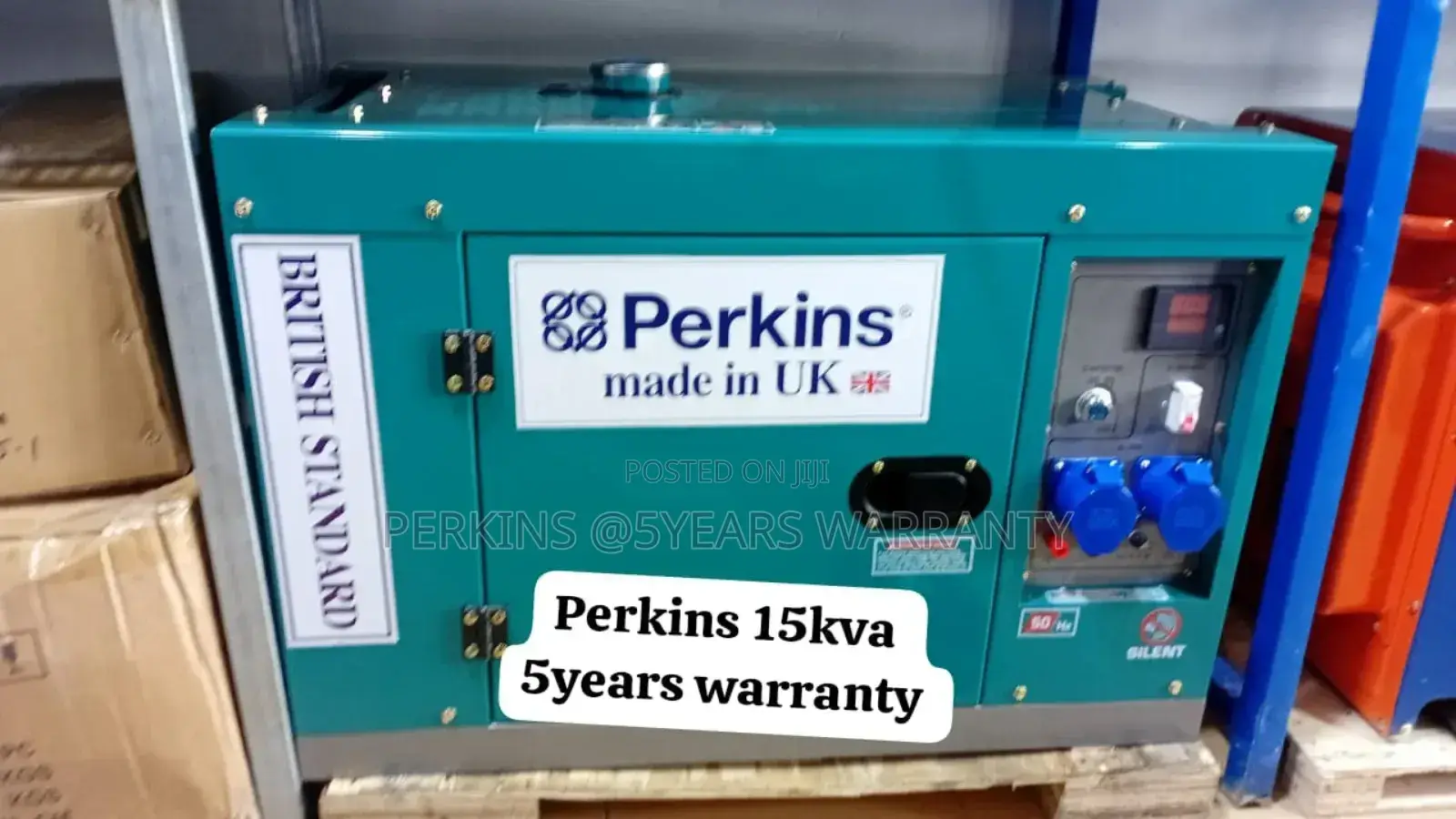 Stable and Strong Perkins 15kva 16500watt Diesel Generator