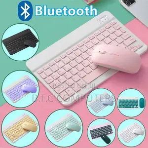 Bluetooth Keyboard and Mouse Multicolor 3d