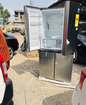 Get Original Midea Side by Side Electric Fridge(Gray).