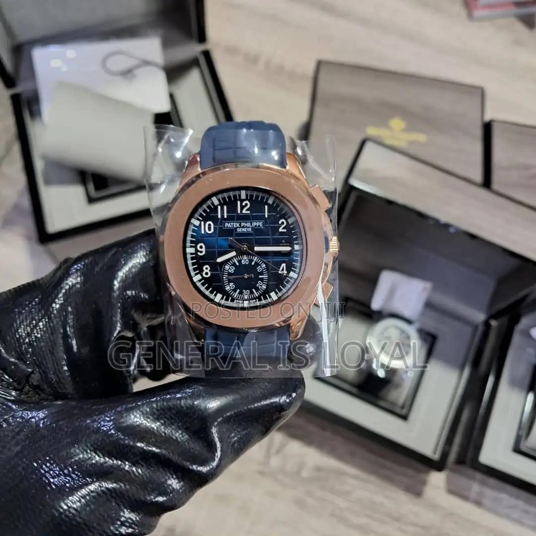 Original Patek Philippe Silicone Strap Mens Watch