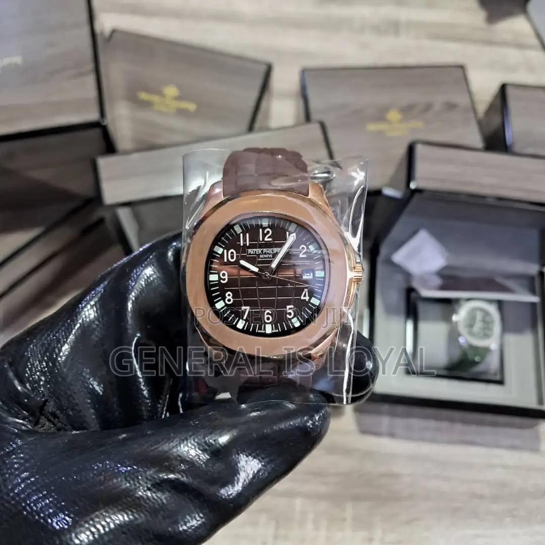 Original Patek Philippe Silicone Strap Mens Watch
