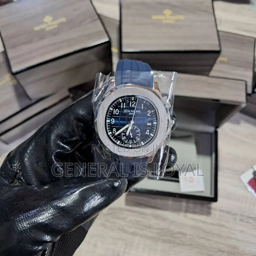 Original Patek Philippe Silicone Strap Mens Watch