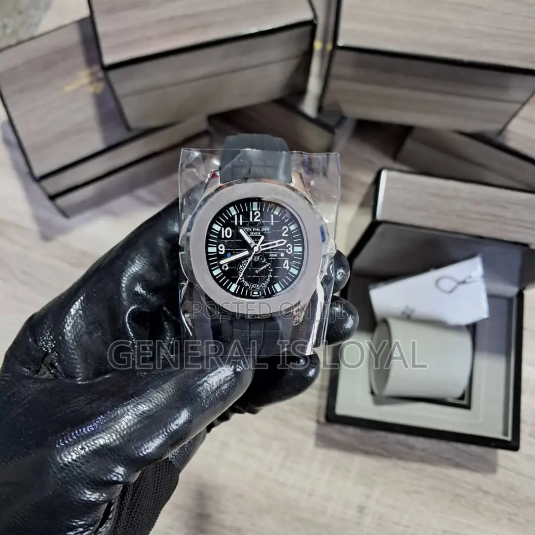 Original Patek Philippe Silicone Strap Mens Watch