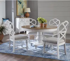 Mandeville 5pc Dining Set(Round Table 4x-Back Chairs)Macys