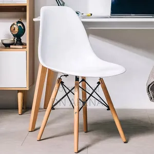 Eiffel Dining Chair Plastic Wood Retro Modern Furniture