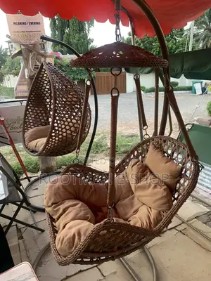 Modern Weaved 360 Swing Chair
