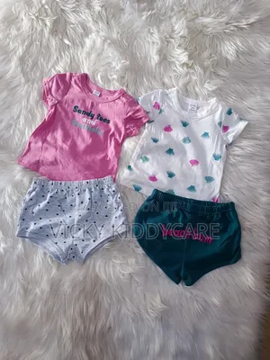 Tops With Shorts Clothing Set for Girls