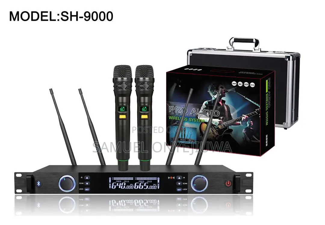 Shure Wireless Microphone Sh-9000 (Box Case)