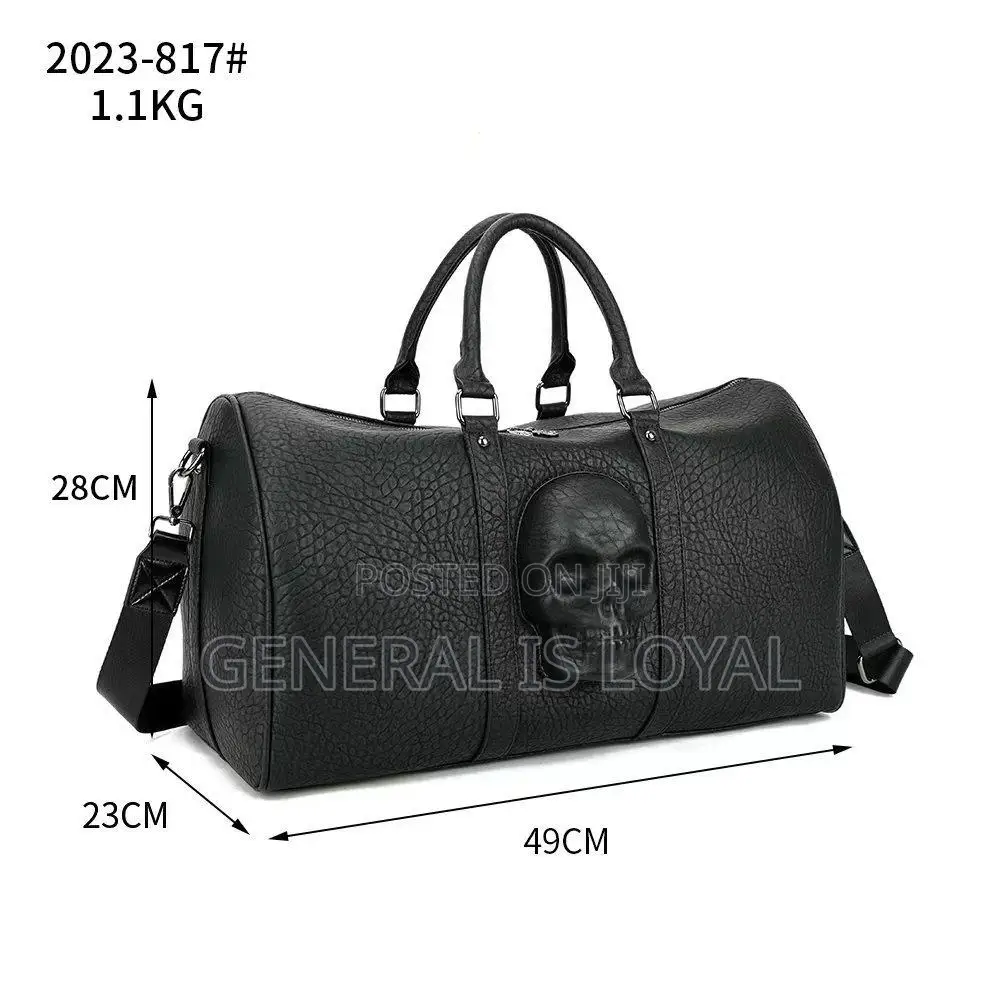 Stone Unisex Co Leather Travel Duffle Bags