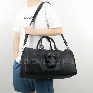 Stone Unisex Co Leather Travel Duffle Bags